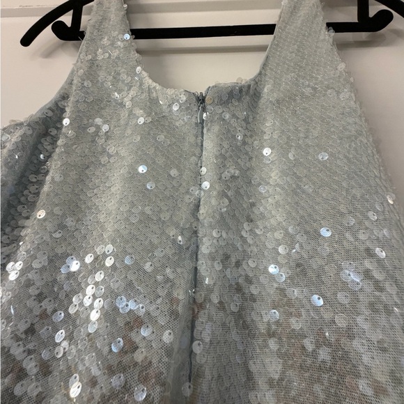 New Sold Out Ralph Lauren Lamara Sleeveless Gown in light teal - Picture 3 of 7